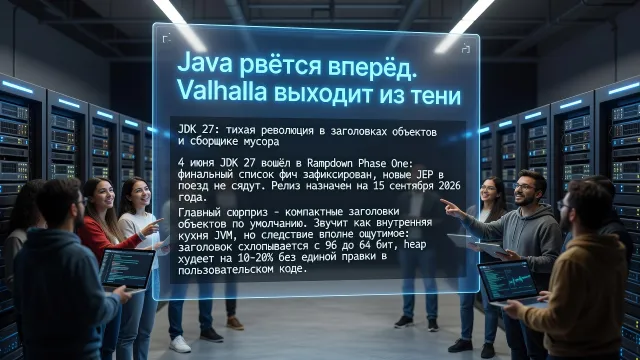 Java рвётся вперёд. Valhalla выходит из тени